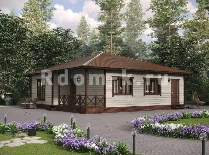 Коттедж 10х10м «Гринёв»